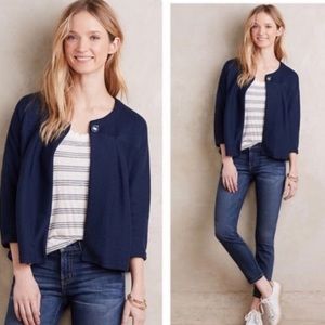 Anthropologie Saturday Sunday navy blue sweater